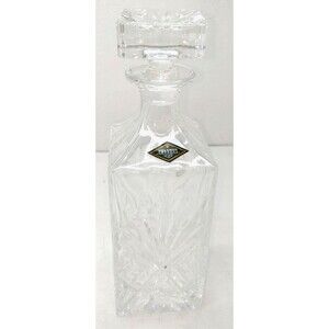 Shannon Crystal Designs of Ireland 10 3/4" Decanter & Stopper Pre-owned